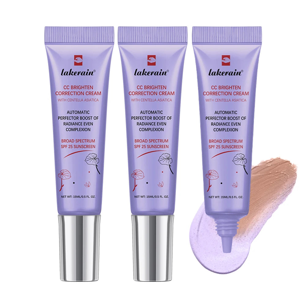Korean CC Cream Set (3pcs) - Color Changing Foundation Kit