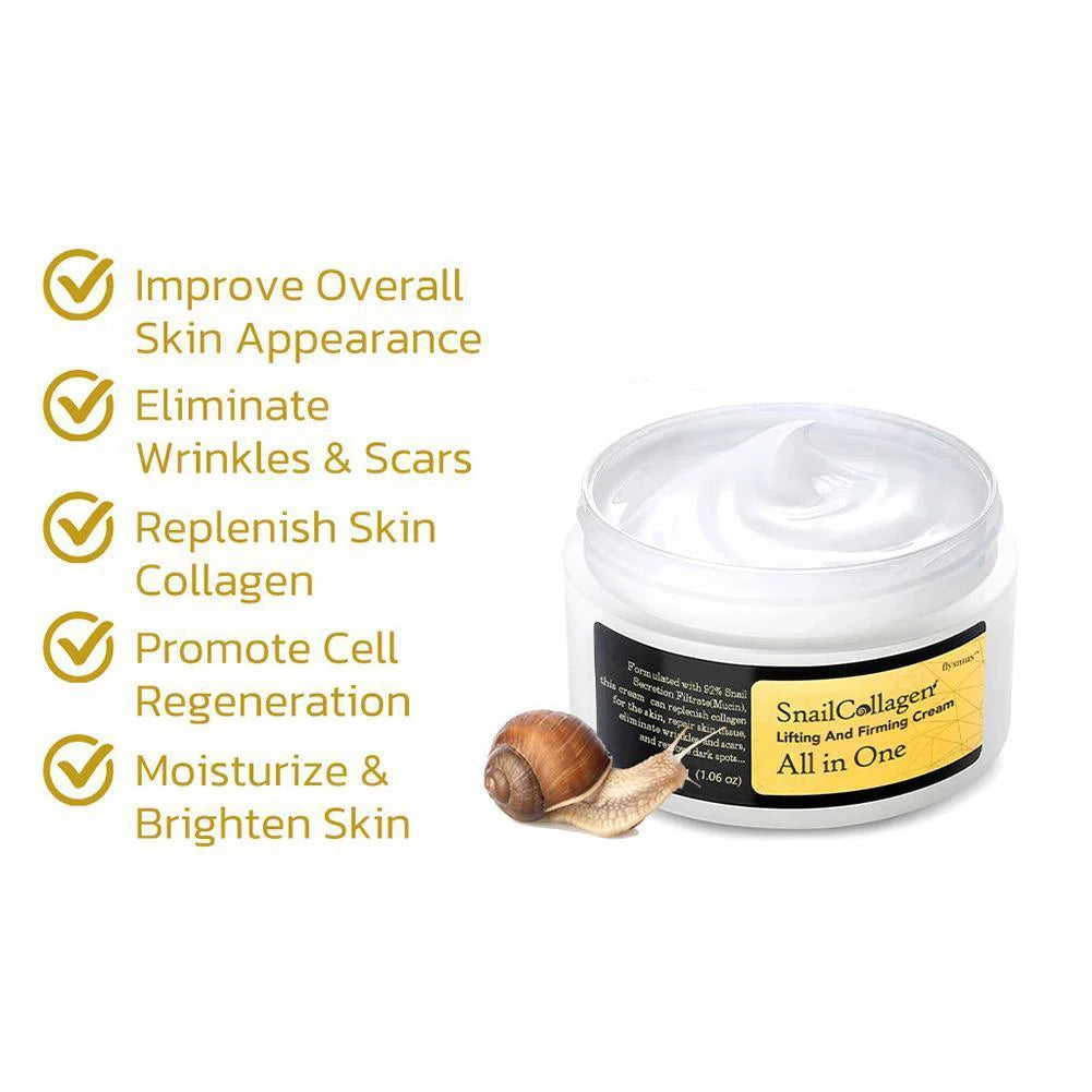 Korean Snail Collagen 92% Face Cream - Repair & Moisturize
