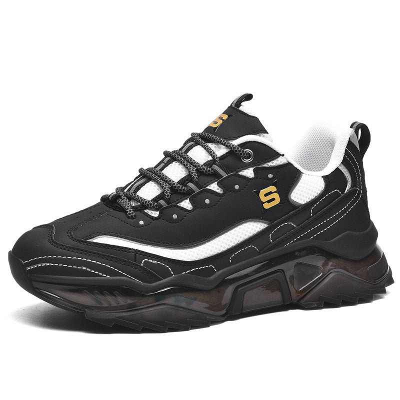 Men's Chunky Dad Sneakers - Height Increasing Platform Shoes