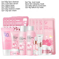 Korean Sakura Skincare Set - Complete Face Care Collection