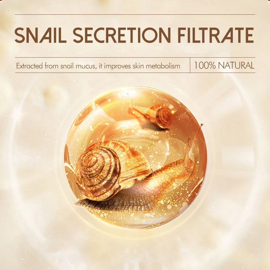 Korean Snail Mucin 92% Facial Moisturizer - Lightweight & Glowing