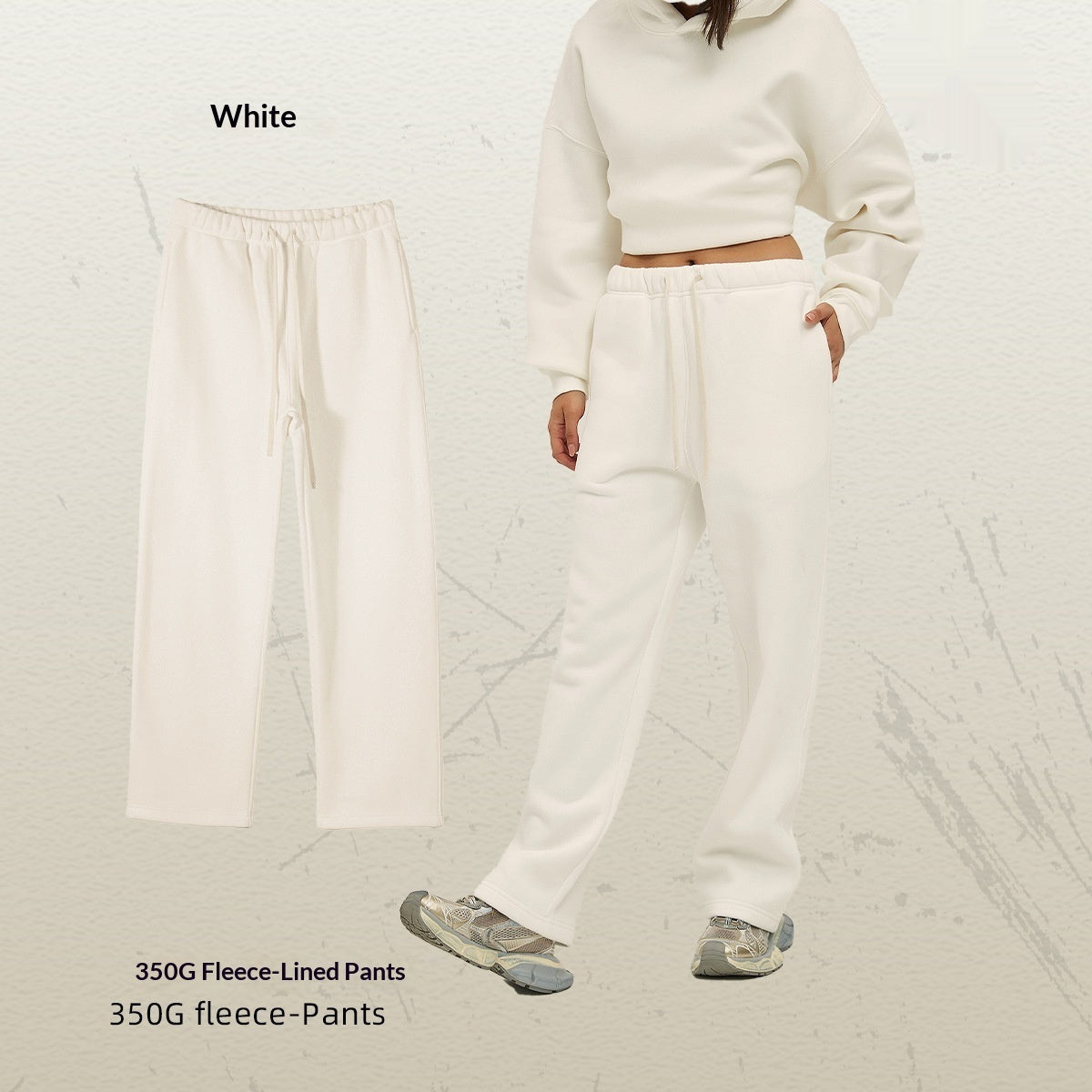 Mens Loose-Fit Fleece Lined Sweatpants