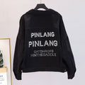 Women's Korean Style Embroidery Loose Denim Jacket — Spring & Autumn
