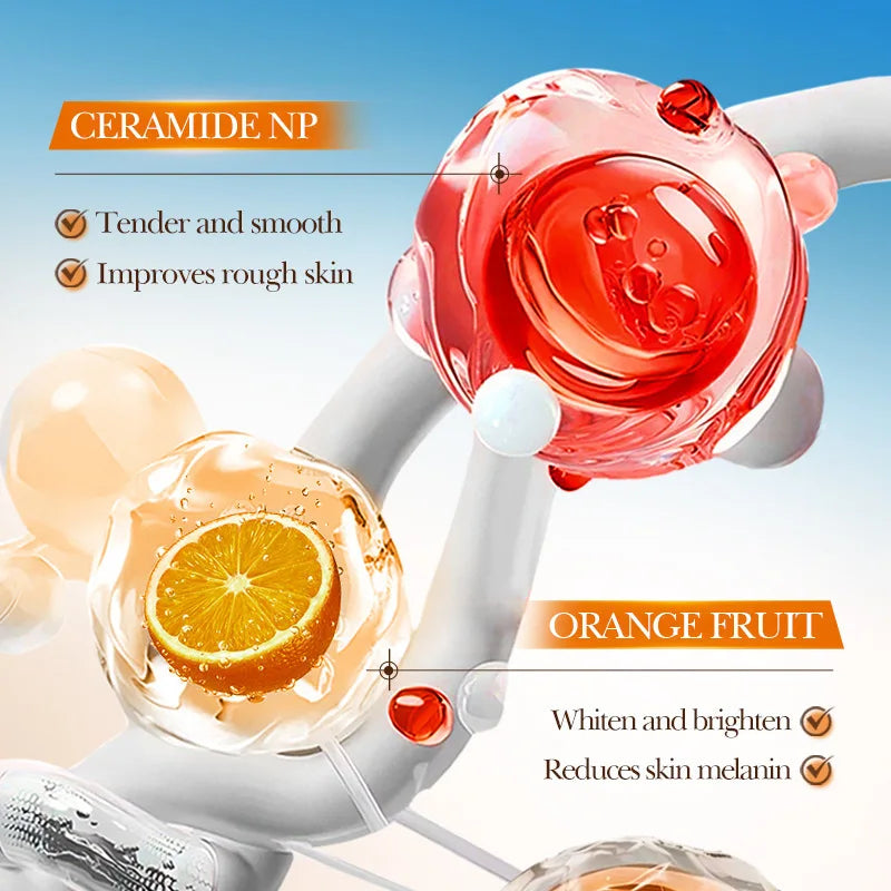 Korean Orange Exfoliating Peeling Gel - Facial Scrub Cleanser