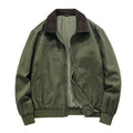 Men's Washed Denim Lapel Work Jacket — Spring & Autumn Casual Style
