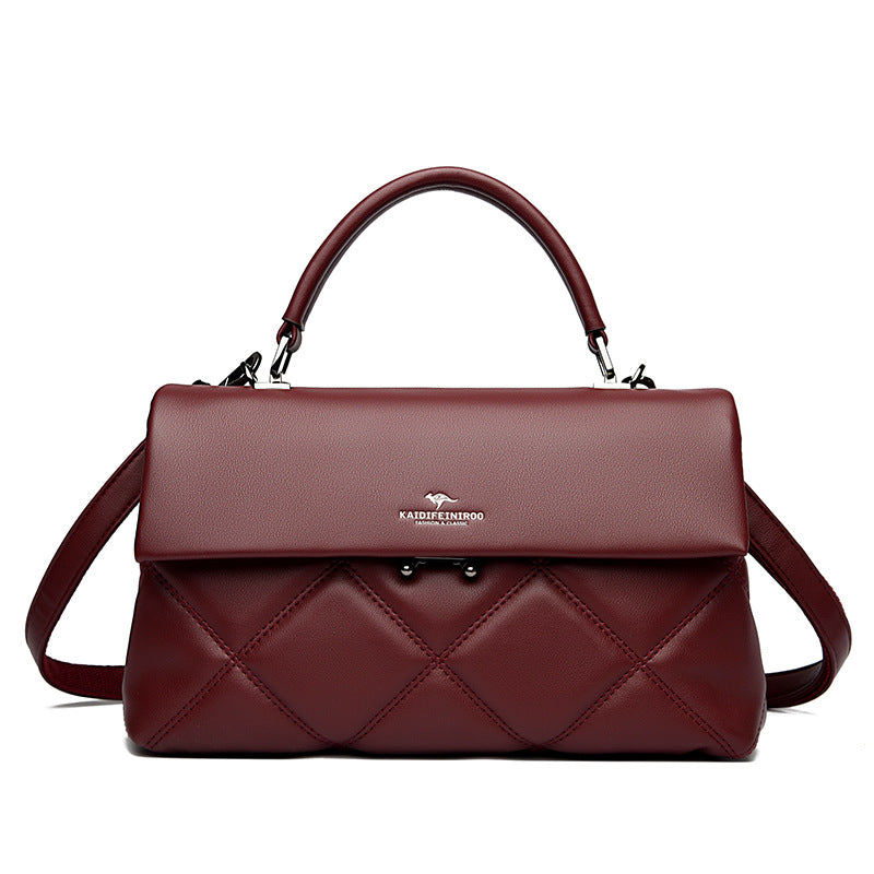 Women's Crossbody Shoulder Bag - Vegan Leather Purse