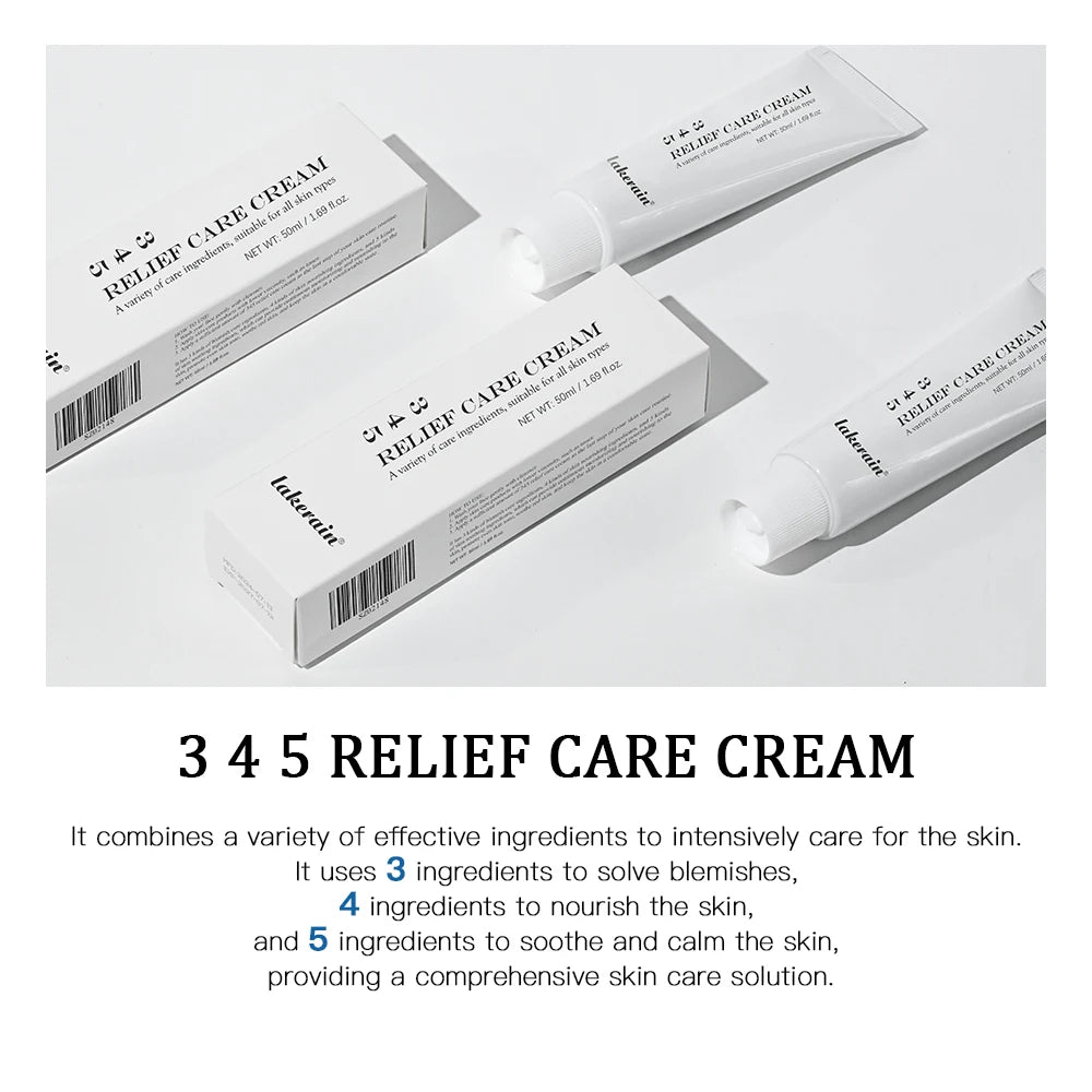 Korean 3 4 5 Relief Cream - Blemish Care & Soothing Cream