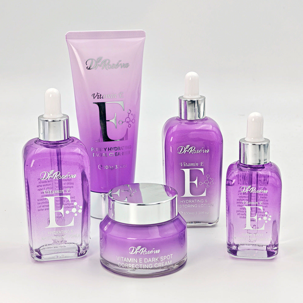 Repairing Moisturizing Antioxidant Brightening Serum Lotion - Vitamin E Skincare Set
