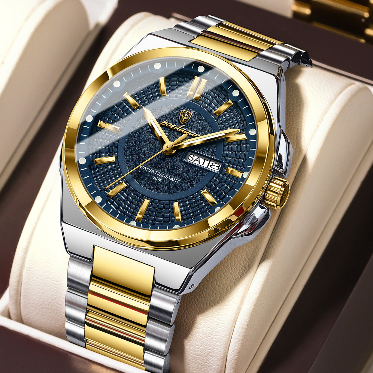 Men's Minimalist Alloy Watch - Fashionable Personalized Design Watch