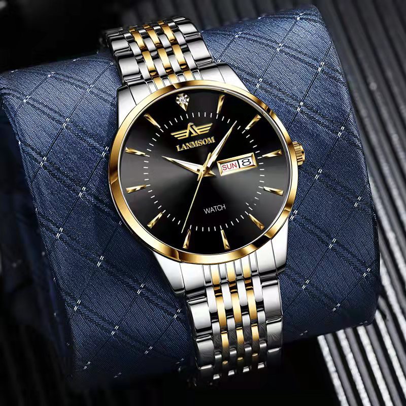 Men's Automatic Quartz Watch - Fashion Stainless Steel Band Watch