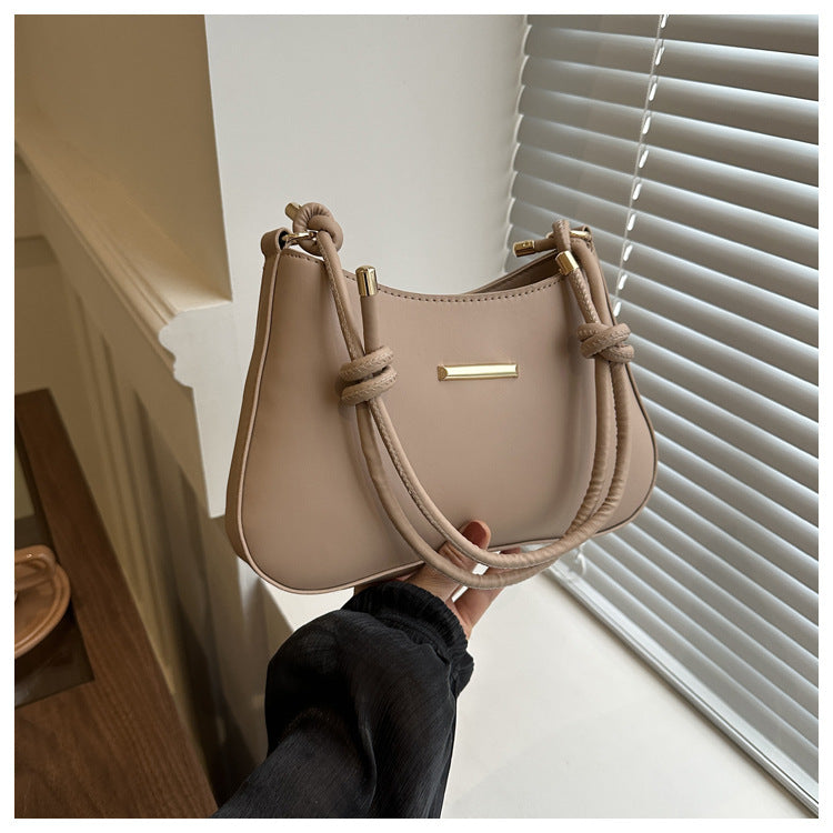 Women's Square Shoulder Bag - Trendy PU Leather Purse
