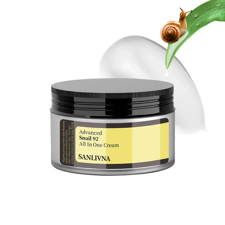 Korean Snail Mucin 92% Facial Moisturizer - Lightweight & Glowing