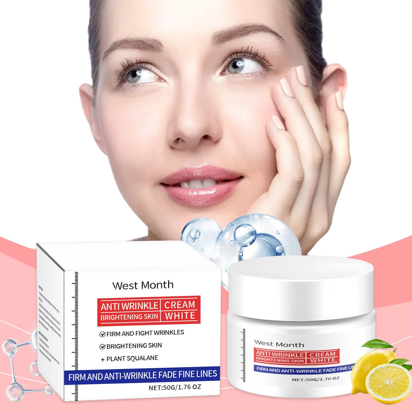 Korean Brightening Face Cream - Fade Blemishes & Glow