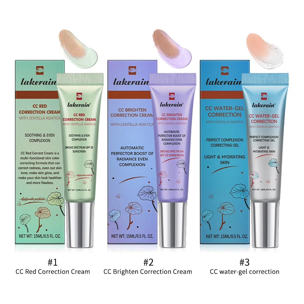 Korean CC Cream Set (3pcs) - Color Changing Foundation Kit