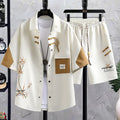 Men's Chinese Style Summer Shirt & Shorts Set — Casual Sports 2-Piece