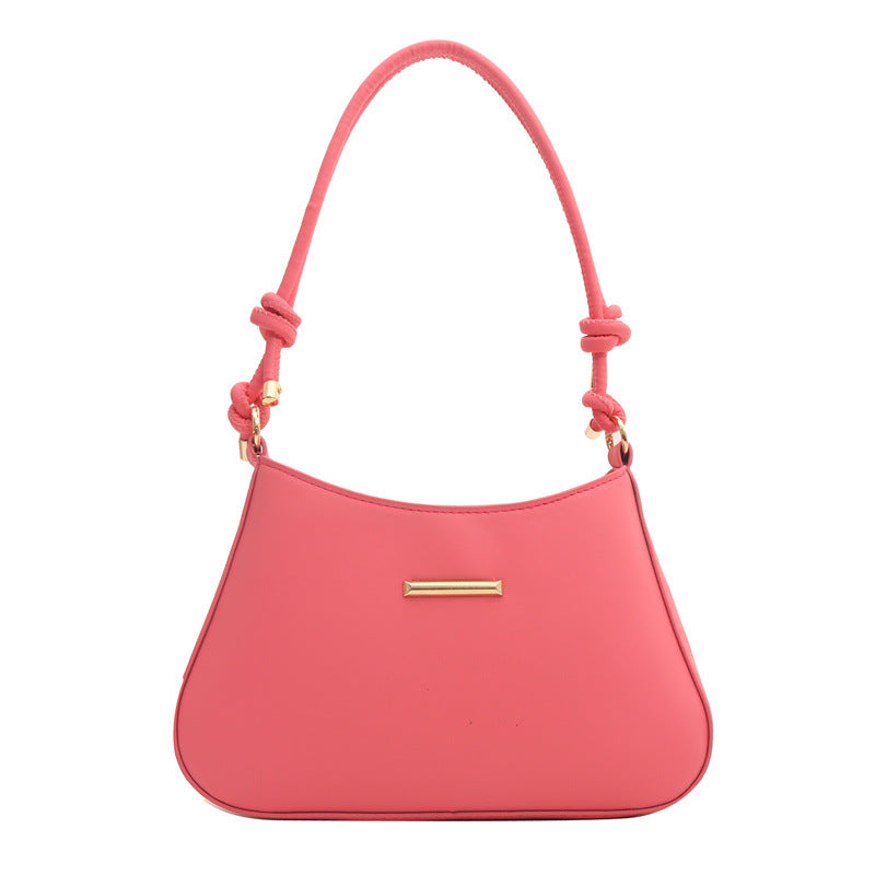 Women's Square Shoulder Bag - Trendy PU Leather Purse