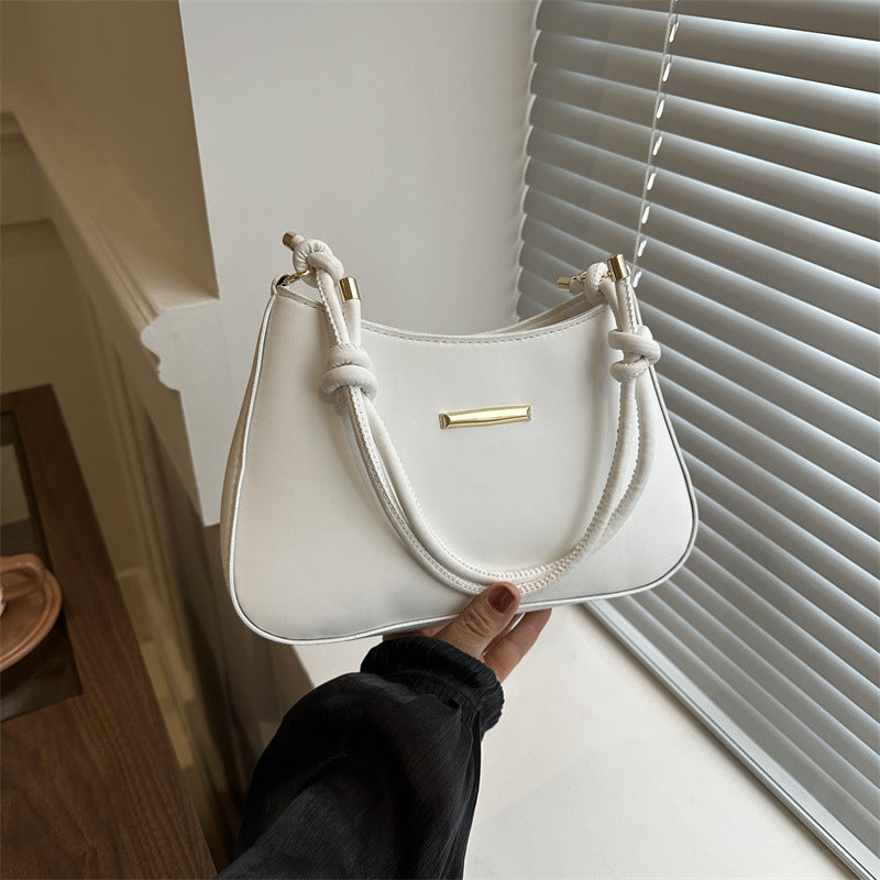 Women's Square Shoulder Bag - Trendy PU Leather Purse